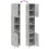 VidaXL vidaXL Bathroom Cabinet Cupboard Vanity Unit Concrete Grey Engineered Wood 8