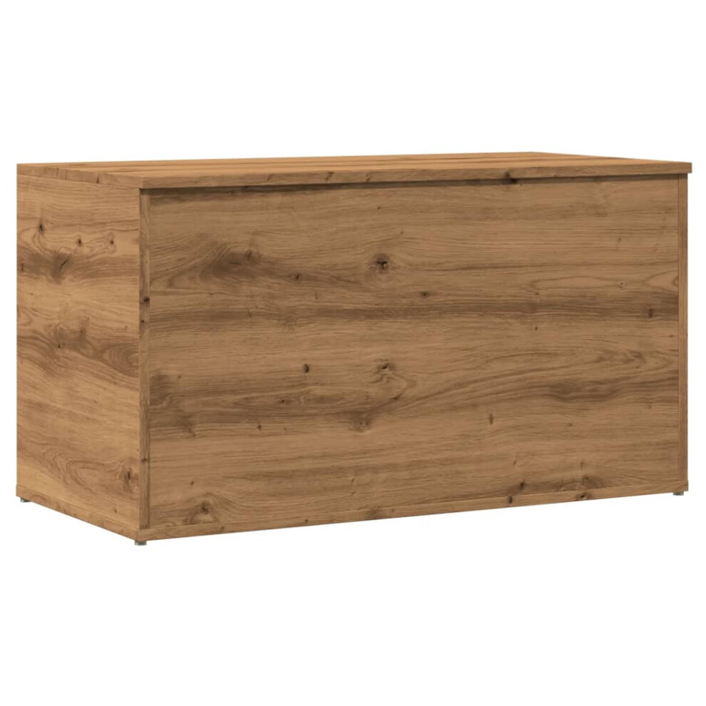 Vidaxl Storage Chest Home Organiser Storage Box Artisan Oak Engineered Wood