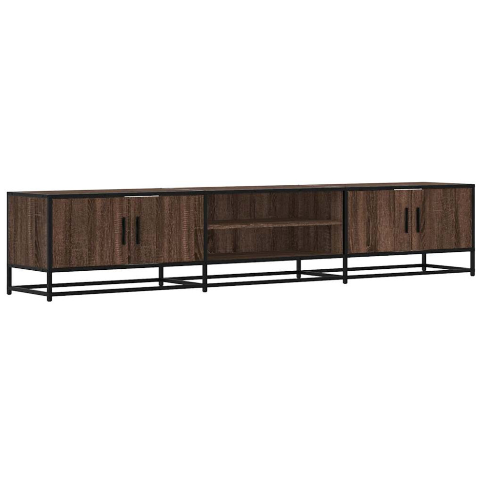 vidaXL TV Cabinet TV Stand Media Cabinet TV Unit Brown Oak Engineered Wood