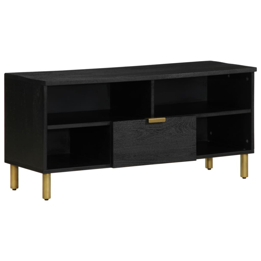 vidaXL TV Cabinet TV Stand Hifi Media Cabinet TV Unit Black Engineered Wood