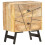 VidaXL vidaXL Solid Wood Mango Bedside Cabinet 40x30x50cm Nightstand Storage Cabinet 10