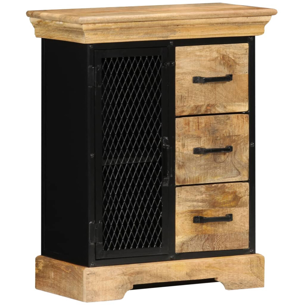 Vidaxl Solid Mango Wood Sideboard Cupboard Commode Storage Cabinet Organiser