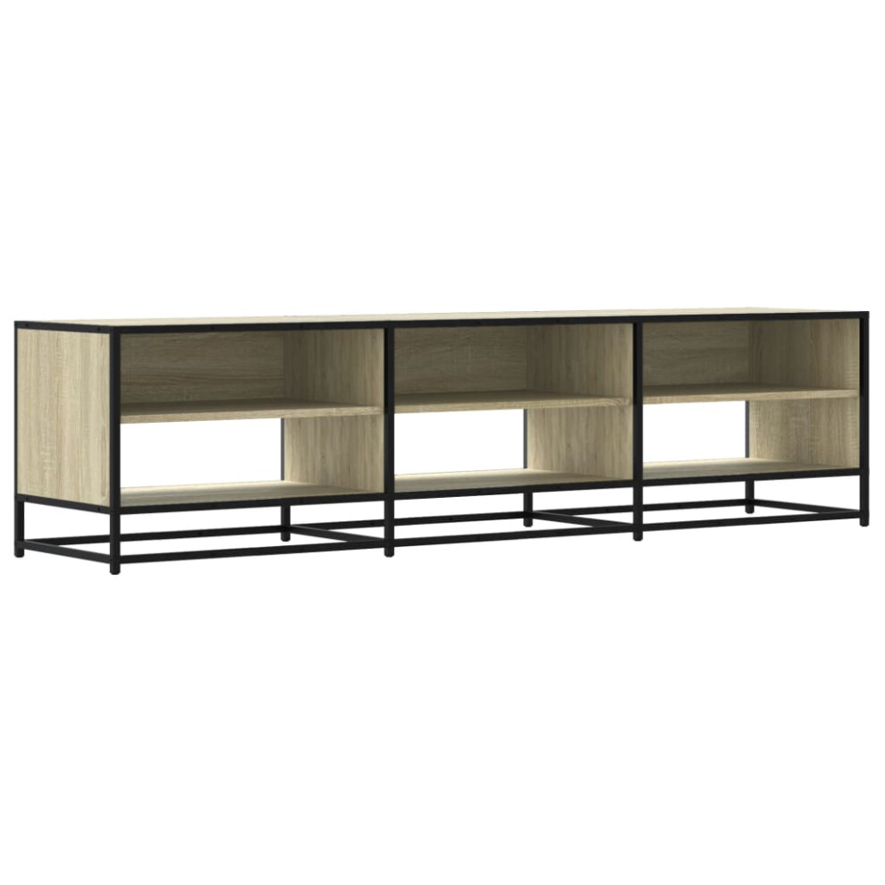 vidaXL TV Cabinet TV Stand Media Cabinet TV Unit Sonoma Oak Engineered Wood