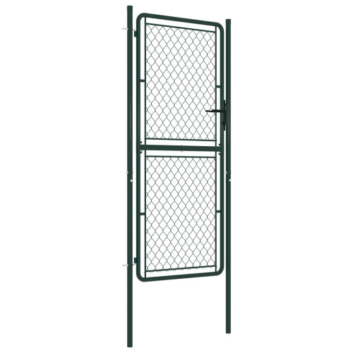 VidaXL vidaXL Gartentor aus Stahl 100 x 200 cm Grün 1