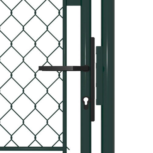 VidaXL vidaXL Gartentor aus Stahl 100 x 200 cm Grün 2