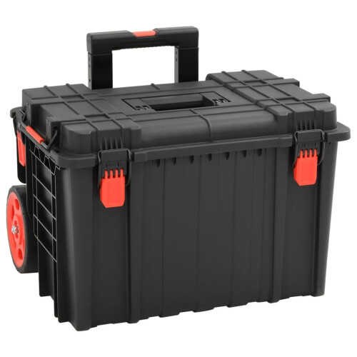 VidaXL vidaXL Portable Flight Case Portable Protective Case Hard Camera Case Black PP