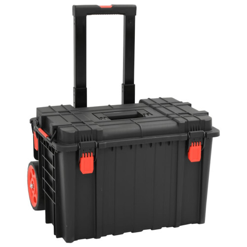 VidaXL vidaXL Portable Flight Case Portable Protective Case Hard Camera Case Black PP 2