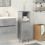 VidaXL vidaXL Bathroom Cabinet Cupboard Vanity Unit Concrete Grey Engineered Wood 3
