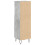 VidaXL vidaXL Bathroom Cabinet Cupboard Vanity Unit Concrete Grey Engineered Wood 6