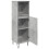 VidaXL vidaXL Bathroom Cabinet Cupboard Vanity Unit Concrete Grey Engineered Wood 7