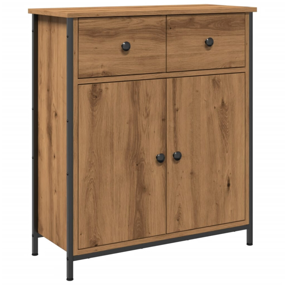 vidaXL Sideboard Side Cabinet Cupboard Highboard Artisan Oak Engineered Wood