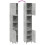 VidaXL vidaXL Bathroom Cabinet Cupboard Vanity Unit Concrete Grey Engineered Wood 8