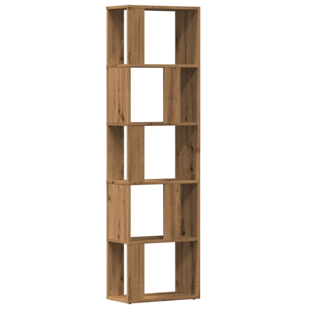 vidaXL Book Cabinet Bookcase Storage Bookshelf Artisan Oak Engineered Wood