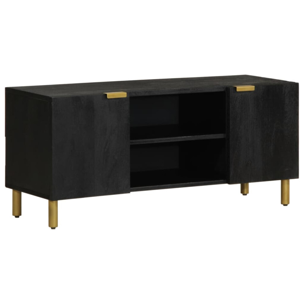 vidaXL TV Cabinet TV Stand Hifi Media Cabinet TV Unit Black Engineered Wood