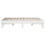 VidaXL vidaXL Bed Frame without Mattress White 150x200 cm King Size Solid Wood Pine 5