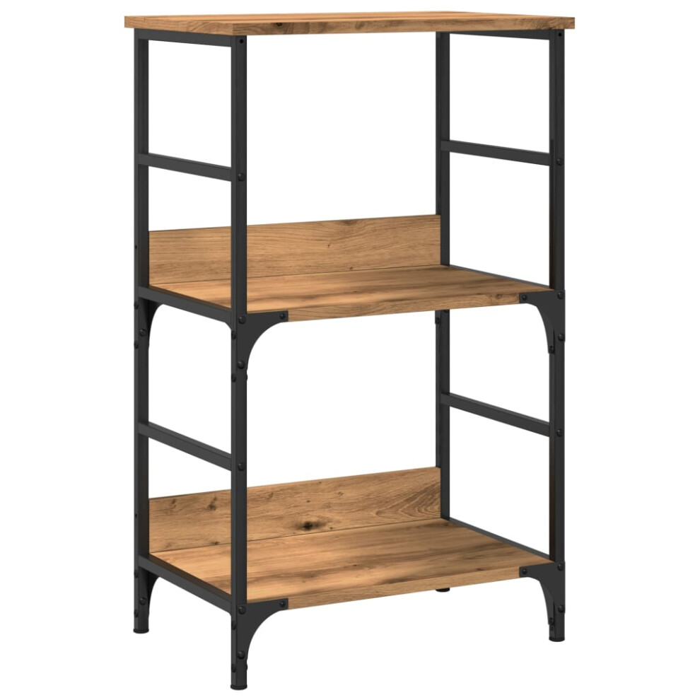 Vidaxl Book Cabinet Bookcase Storage Bookshelf Artisan Oak Engineered Wood