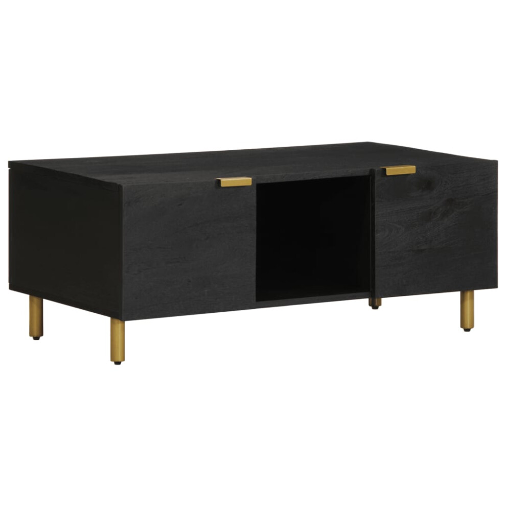 Vidaxl Coffee Table Hallway End Table Accent Side Table Black Engineered Wood Black,Brown