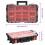 VidaXL vidaXL Portable Flight Case Portable Protective Case Hard Camera Case Black PP 8