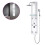 VidaXL vidaXL Shower Panel Unit 25x43x120cm Silver Bathroom Waterfall Jet Column Wall 2