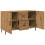 VidaXL vidaXL Sideboard Side Cabinet Cupboard Highboard Artisian Oak Engineered Wood 5