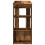 VidaXL vidaXL Bar Table with Racks Pub Table Bistro Table Old Wood Engineered Wood 5