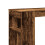 VidaXL vidaXL Bar Table with Racks Pub Table Bistro Table Old Wood Engineered Wood 7