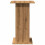 VidaXL vidaXL Bar Table with Storage Pub Bistro Table Artisan Oak Engineered Wood 5