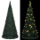 VidaXL vidaXL Pop-up String Artificial Pre-lit Christmas Tree Artificial Tree Green 1