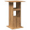 VidaXL vidaXL Bar Table with Storage Pub Bistro Table Artisan Oak Engineered Wood 6