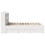 VidaXL vidaXL Bookcase Bed without Mattress Bed White 140x190 cm Solid Wood Pine 10