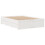 VidaXL vidaXL Bookcase Bed without Mattress Bed White 140x190 cm Solid Wood Pine 6