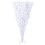 VidaXL vidaXL Upside-down Artificial Christmas Tree with Stand White 240 cm Xmas Tree 2