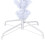 VidaXL vidaXL Upside-down Artificial Christmas Tree with Stand White 240 cm Xmas Tree 5
