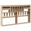 VidaXL vidaXL Headboard with Storage Bed Headboard Bed Header 180 cm Solid Wood Pine 6