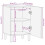 VidaXL vidaXL Bathroom Cabinet Storage Unit Cupboard Vanity Unit Solid Wood Mango 4