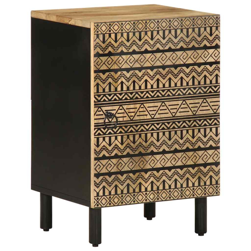 vidaXL Bathroom Cabinet Storage Unit Cupboard Vanity Unit Solid Wood Mango