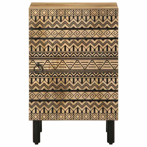 VidaXL vidaXL Bathroom Cabinet Storage Unit Cupboard Vanity Unit Solid Wood Mango 2