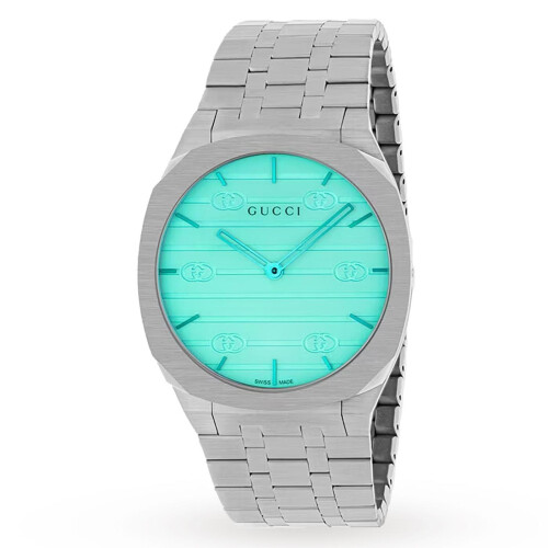 GUCCI Gucci YA163409 25H Iridescent Turquoise Watch