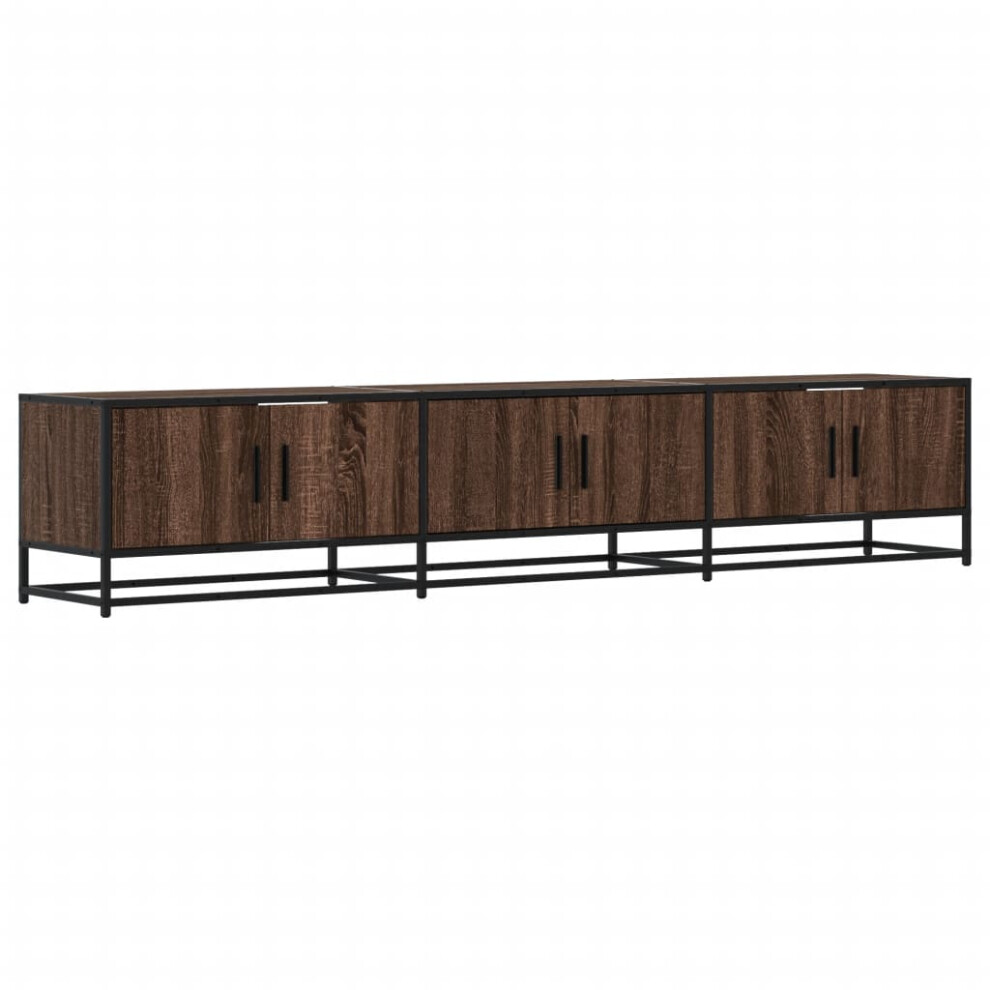 vidaXL TV Cabinet TV Stand Media Cabinet TV Unit Brown Oak Engineered Wood