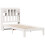 VidaXL vidaXL Bookcase Bed without Mattress Bed Base White 75x190cm Solid Wood Pine 3