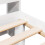 VidaXL vidaXL Bookcase Bed without Mattress Bed Base White 75x190cm Solid Wood Pine 9