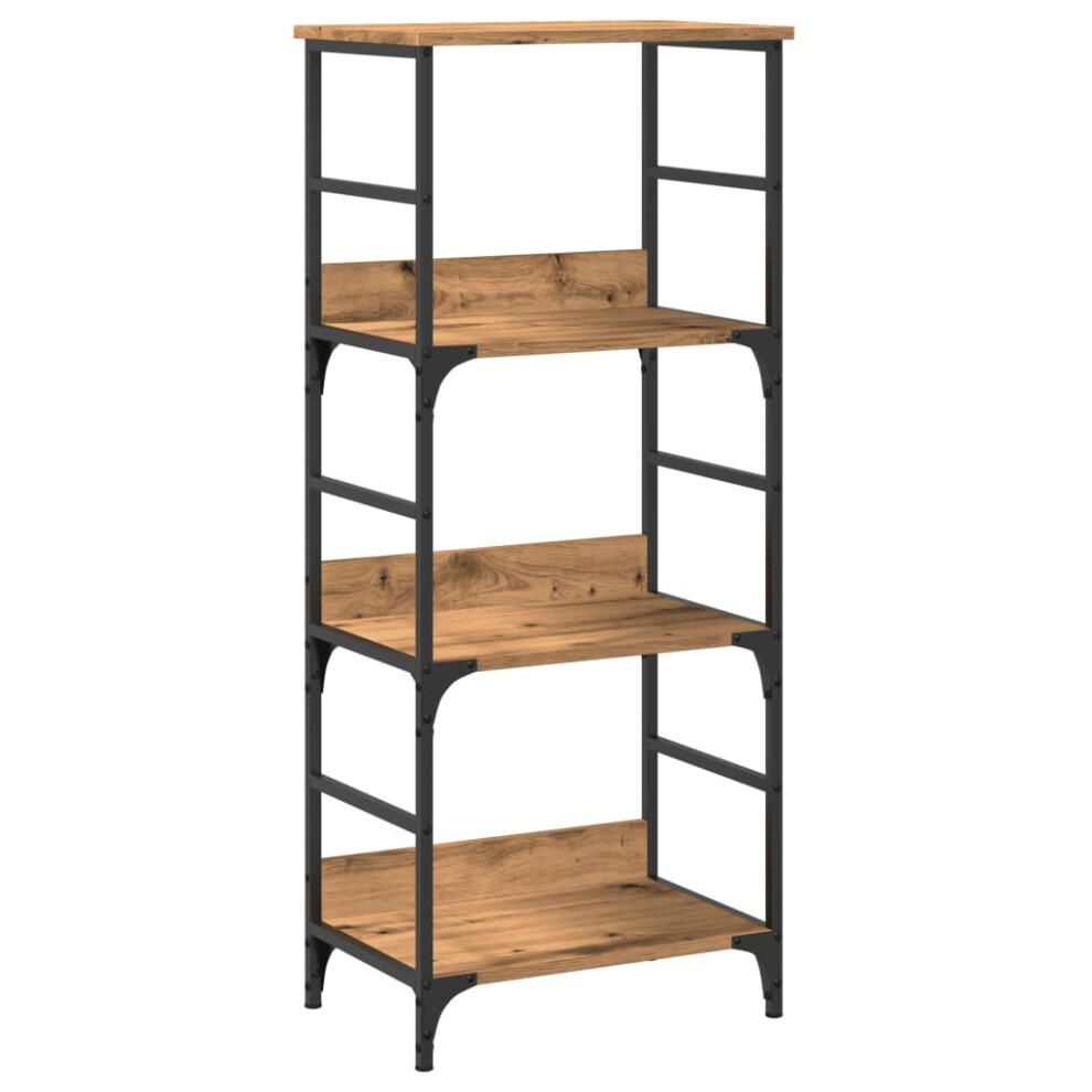 Vidaxl Book Cabinet Bookcase Storage Bookshelf Artisan Oak Engineered Wood