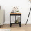 VidaXL vidaXL Side Table Solid Wood Reclaimed Engineered Wood Sofa End Coffee Table 3