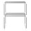 VidaXL vidaXL Microwave Shelf Microwave Oven Rack Kitchen Storage Rack White Aluminium 3