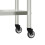 VidaXL vidaXL Kitchen Work Table with Overshelf Prep Catering Table Stainless Steel 7