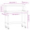 VidaXL vidaXL Kitchen Work Table with Overshelf Prep Catering Table Stainless Steel 8