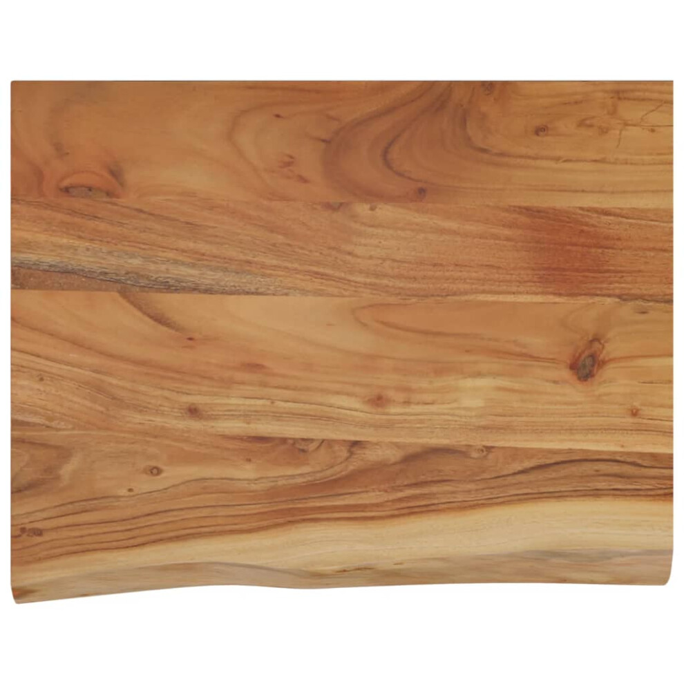 Vidaxl Wall Shelf Floating Shelf Rack Rectangular Solid Wood Acacia Live Edge