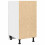 VidaXL vidaXL Drawer Bottom Cabinet Kitchen Cabinet Concrete Grey Engineered Wood 6