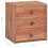 VidaXL vidaXL Bedside Cabinet with 3 Drawers Nightstand Bed Table Solid Mahogany Wood 4