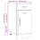VidaXL vidaXL Drawer Bottom Cabinet Kitchen Cabinet Concrete Grey Engineered Wood 4